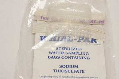 Whirl-Pak Bag Water Sample Polyethylene 3 x 7 in 100s 25 Bags
